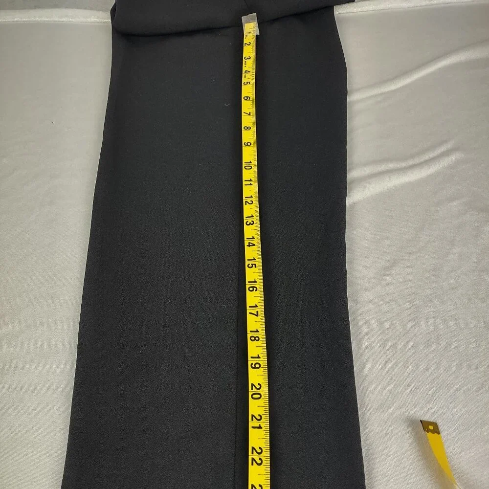 Jessica Howard Black Beaded Collar 2 Pc Pant Suit Formal Career Petite 4 - Picture 7 of 14